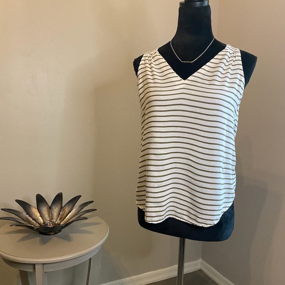 Striped Sleeveless Top